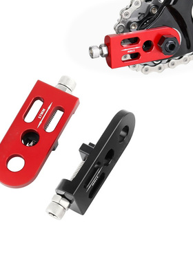新款17mm鱼嘴双孔链条拉链器张紧器10mm双孔可调防掉链紧固件