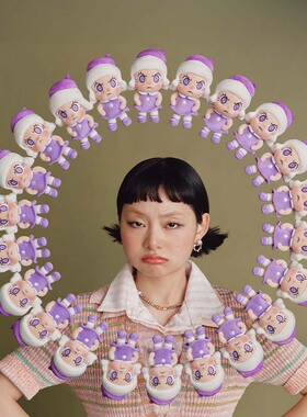 正版POPMART泡泡玛特Angry Molly 心火怒放系列毛绒挂件盲盒礼物