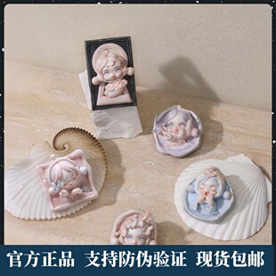 POPMART泡泡玛特 SKULLPANDA进退之门系列冰箱贴盲盒周边生日礼物