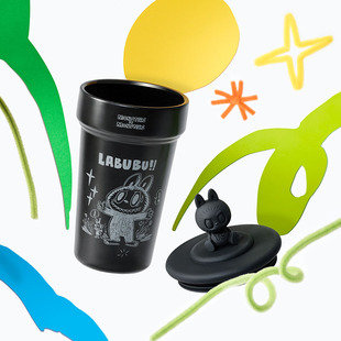 POPMART泡泡玛特THE MONSTERS十周年陶瓷水杯LABUBU家居周边礼物