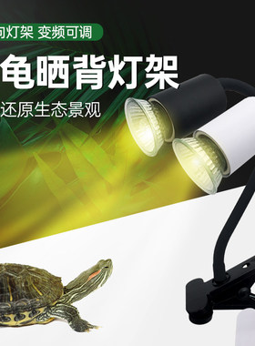 乌龟晒背灯全光谱太阳灯uva uvb二合一龟缸爬宠专用补钙灯保温灯