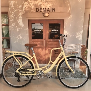 26寸咖啡复古通勤款 城市代步变速轻便单车 大学生自行车成人女式