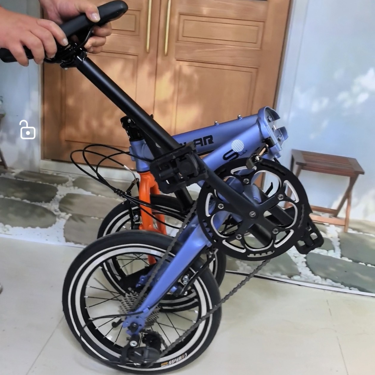 外贸出口款16寸折叠自行车 超轻便携铝合金 变速男女成人自行车