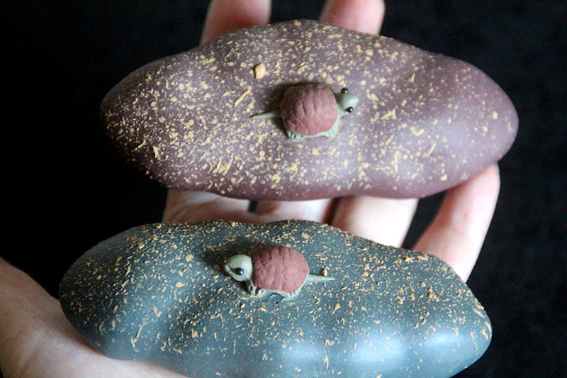 凌辰茗壶紫砂茶宠古朴小乌龟