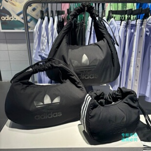 adidas阿迪达斯三叶草云朵包单肩尼龙手提挎包女包JP0145 JP0146