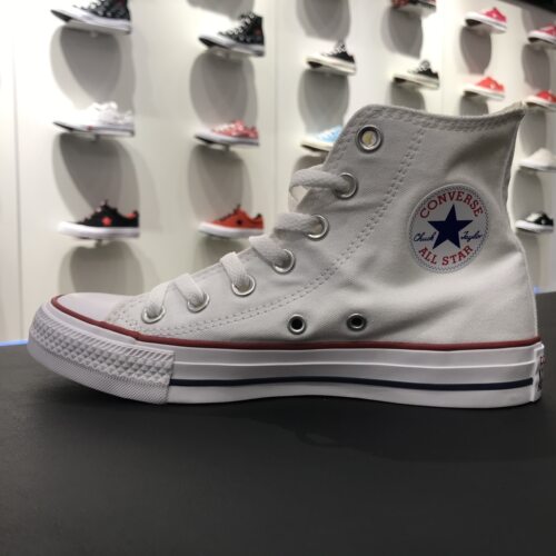 匡威 All Star 常青经典款白色高低帮情侣帆布鞋 101009 101000