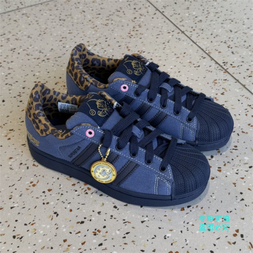 Adidas阿迪达斯三叶草新款疯狂动物城联名款贝壳头休闲板鞋KH7260