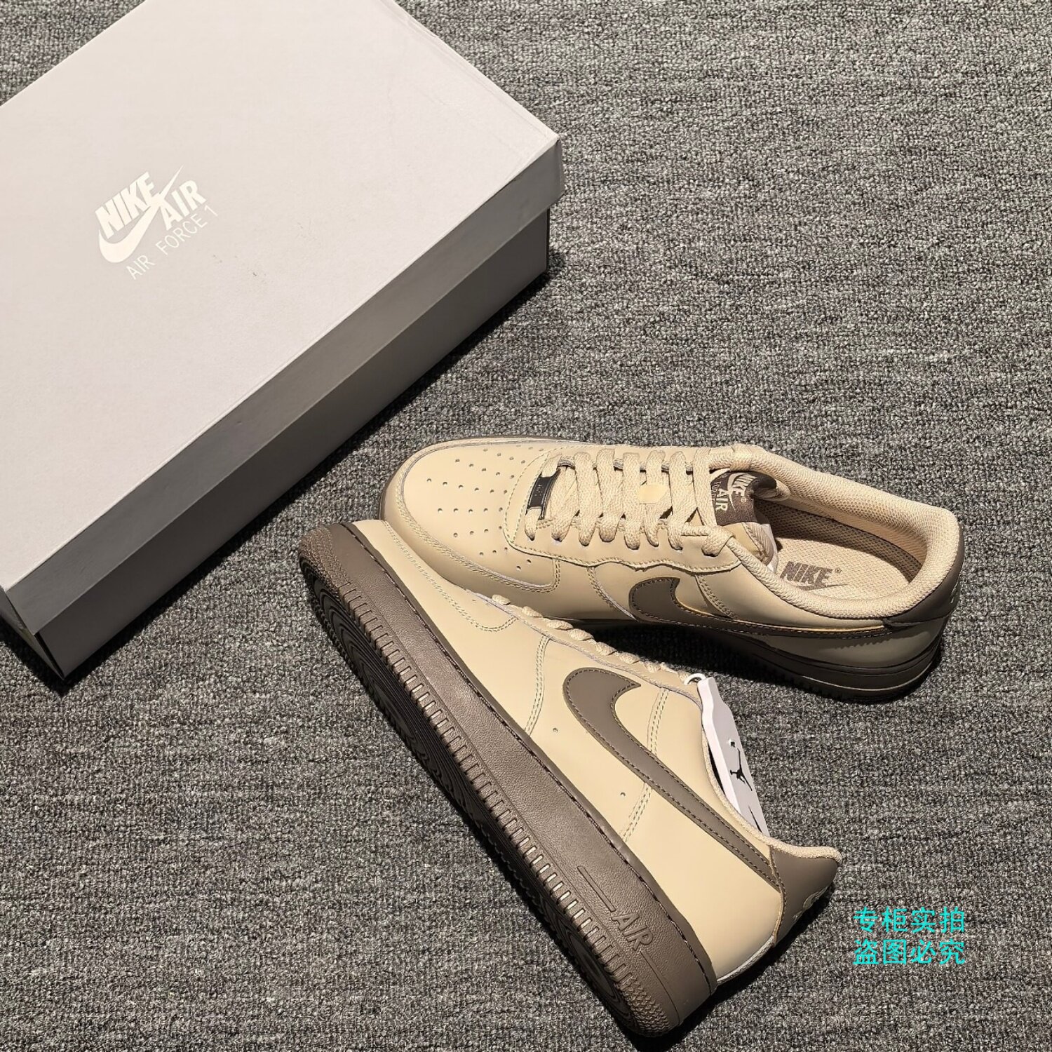 Nike耐克26年春季男子低帮AF1空军一号运动休闲板鞋FJ4146-201