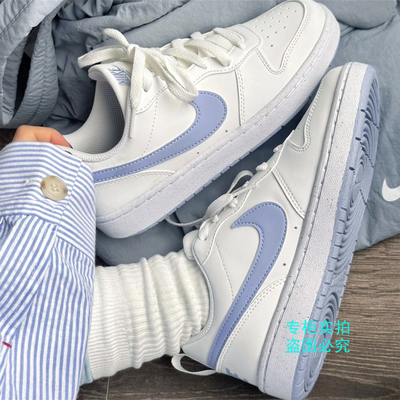 Nike耐克 Court正品GS蓝白女子低帮运行休闲板鞋 DV5456-103 002
