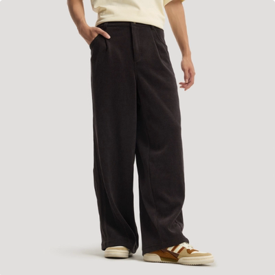 Adidas三叶草男子CNY26马年新年款舒适针织宽松阔腿运动裤KT0683