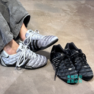Adidas三叶草ADIRACER黑银复古薄底休闲赛车运动鞋 JS0286 JS0284