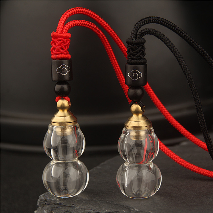 透明滴水不漏防水葫芦玻璃瓶吊坠