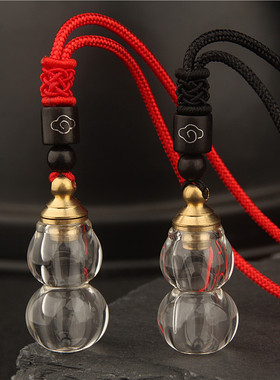 透明滴水不漏防水葫芦玻璃瓶吊坠