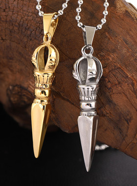 密宗四股金刚撅降魔杵吊坠挂脖子