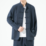 22601^风外套男夹克棉麻唐装盘扣复古中式上衣，男装夹克，钱塘777(原3023)