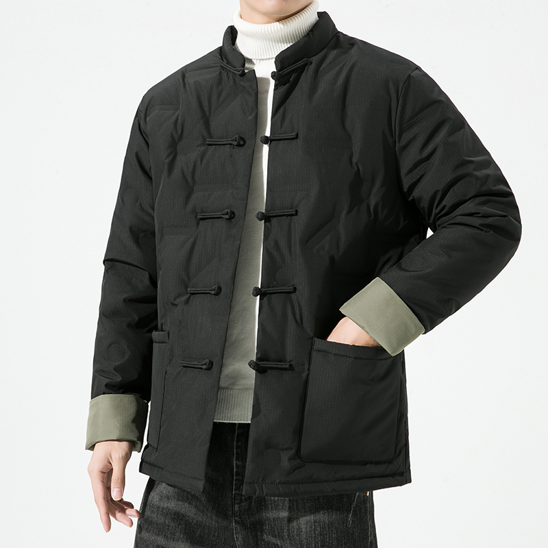 9366^新款潮风羽绒服男士唐装潮羽绒服外套风冬装，男装羽绒服，钱塘777(原3023)