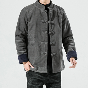 20265^大货 主推风加厚保暖棉衣盘扣棉袄灯芯绒外套男日系，男装棉衣，钱塘777(原3023)