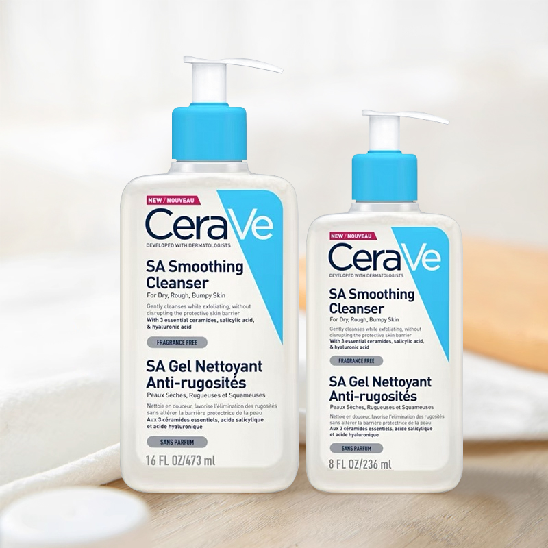 CERAVE适乐肤水杨酸洗面奶236ml 473ml 泡沫啫喱温和去角质洁面
