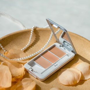 全脸遮瑕绝!新版ipsa茵芙莎三色遮瑕盘痘印持久保湿提亮不卡粉