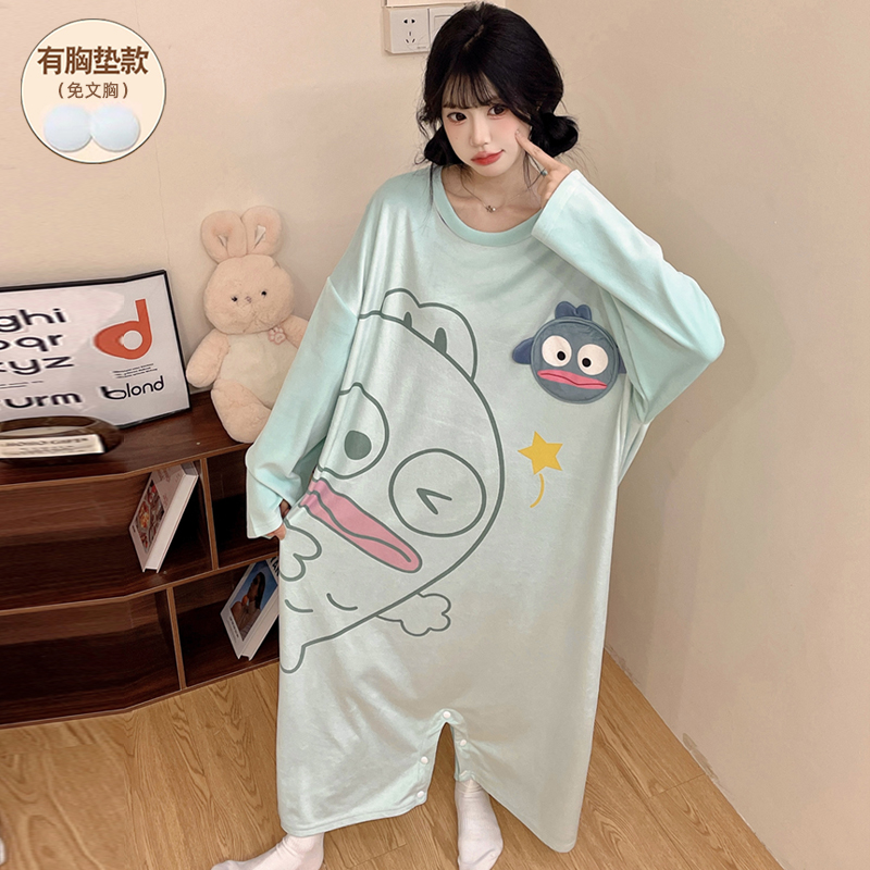 连体睡衣女冬季珊瑚绒海岛绒加厚