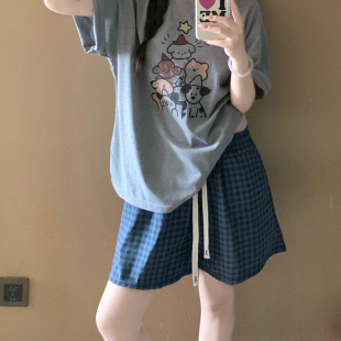 单独睡裤女短裤家居裤女2026新款夏季单裤大码可爱遛弯裤居家裤女