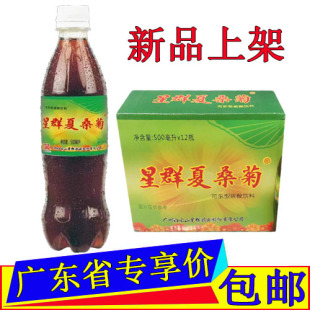 星群夏桑菊可乐型碳酸饮料汽水500ml/12瓶整箱装夏季清爽广东包邮