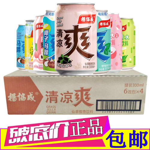 杨协成清凉爽饮料300ml整箱罐装