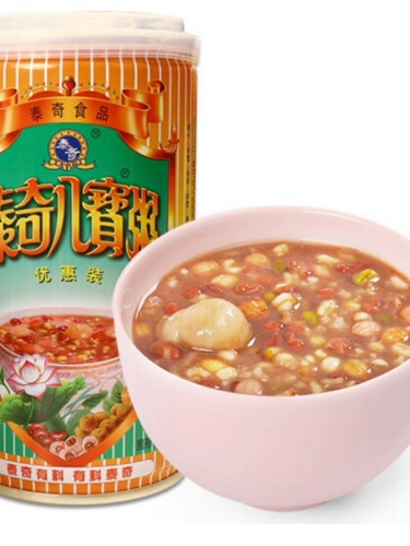 Тайчи Бабао каша -фиолетовая сладкая каша 370G*12 банок оригинальных вкусов аромата красной фасоли Песчаная кукуруза Большие банки