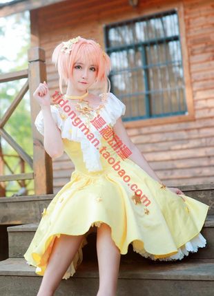 魔卡少女樱 木之本樱 透明牌篇满天星战斗服 cosplay动漫服装定制