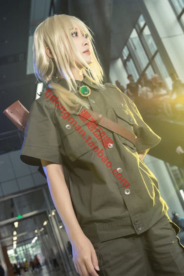 紫罗兰永恒花园 薇尔莉特 军装 cosplay定做承接动漫服装假发定制