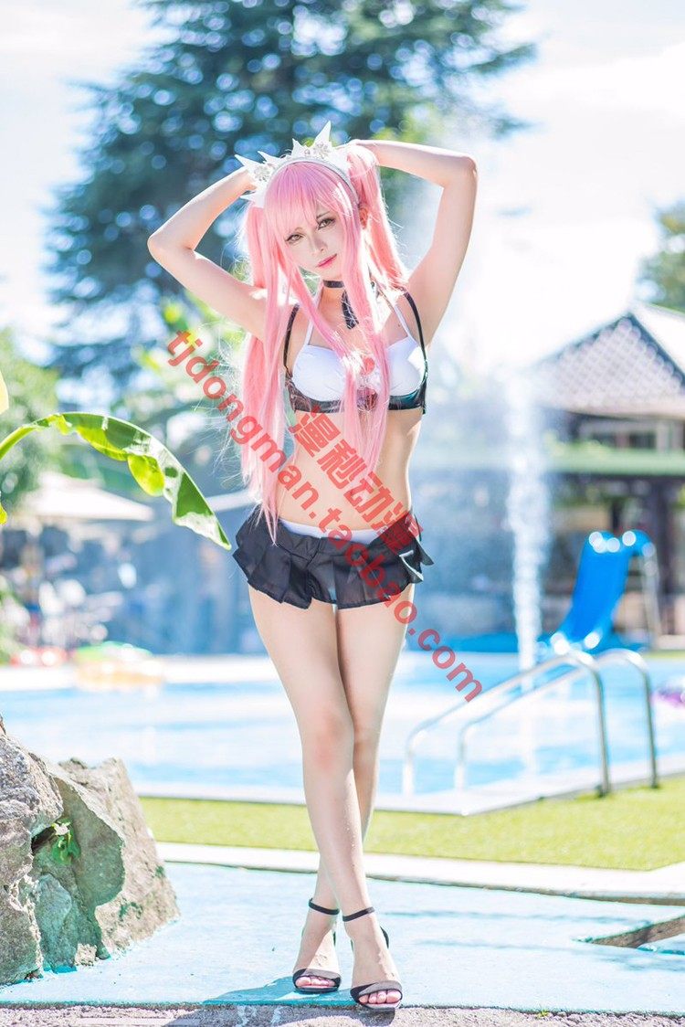 fate圣杯战争 女王梅芙泳装一破cosplay定做承接动漫服装假发定制