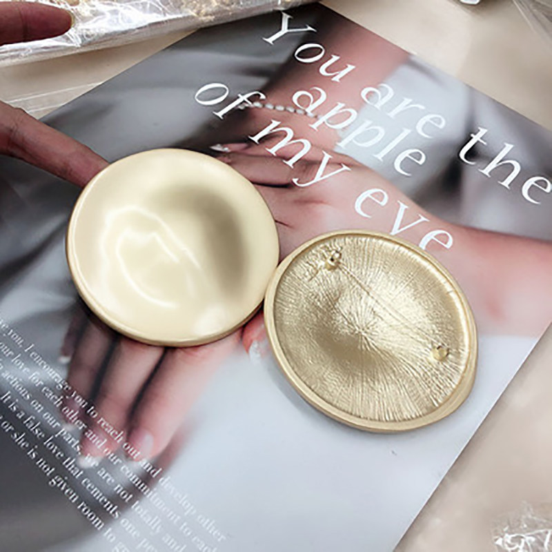 French 18K Refinement Bump Mirror Metal wave disk Gold bullion Pie Brooch Cold Scarf bucklein the Accessories/Fashion Jewelry, Brooch  category - from Buy2taobao.com to provide professional Taobao agent buy service