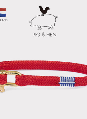 荷兰pig  hen红手绳本命年红手绳高端本命年马年红手绳男女