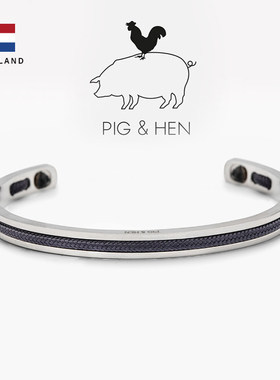 荷兰pighen钛钢手镯男女情侣个性手环潮流时尚简约ins潮牌礼物