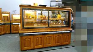 边柜蛋糕柜货柜 实木面包货架展示架面包柜展示柜移门中岛柜抽屉式