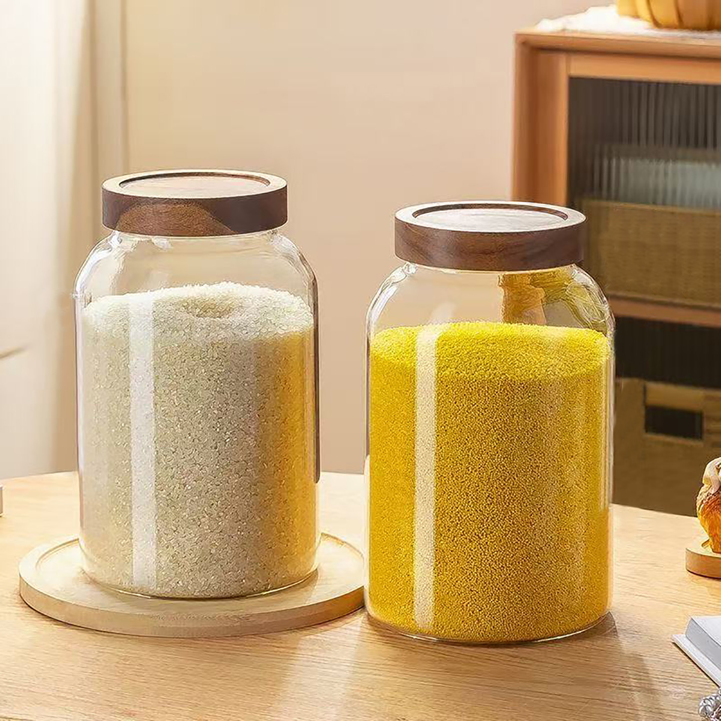 相思木防虫密封玻璃五谷杂粮家用