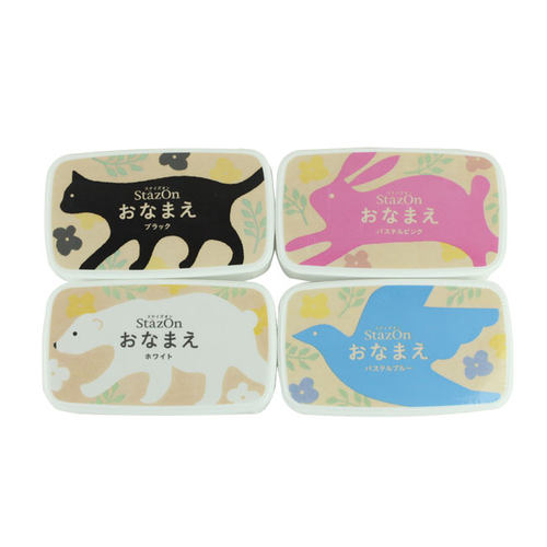 新款日本月猫动物猫猫手账印台
