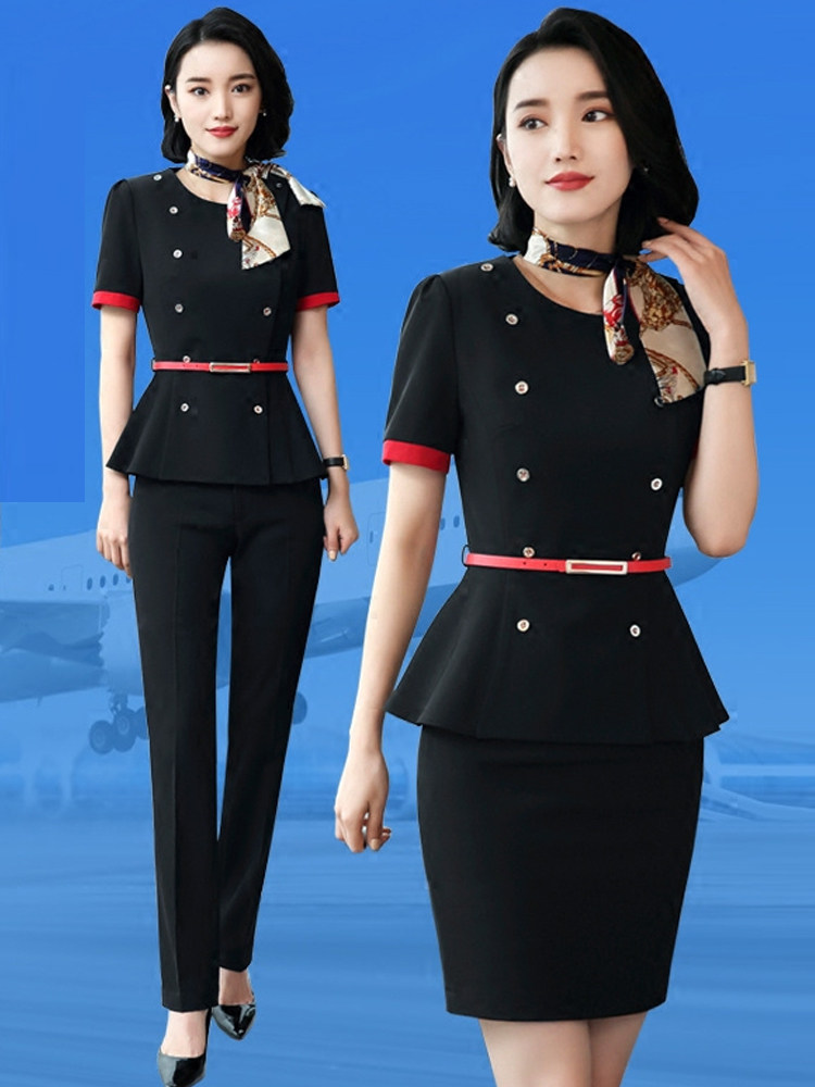 HIGH-END PROFESSIONAL SUITS SUITS SKIRTS FEMININE TEMPERAMENT BEAUTICIANS HOTEL RECEPTION CATERING WAITERS WORK CLOTHES
