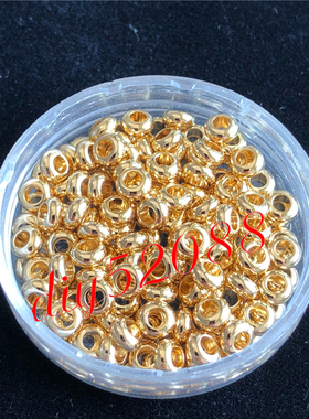 diy包金泰国蜡线手链编绳扁珠