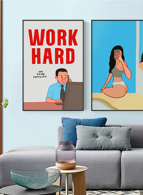JoanCornella装饰画潮流壁画艺术插画挂画恶搞版画Joan Cornella