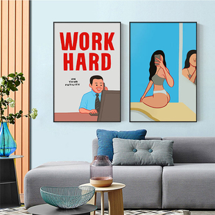 Cornella 画Joan JoanCornella装 饰画潮流壁画艺术插画挂画恶搞版