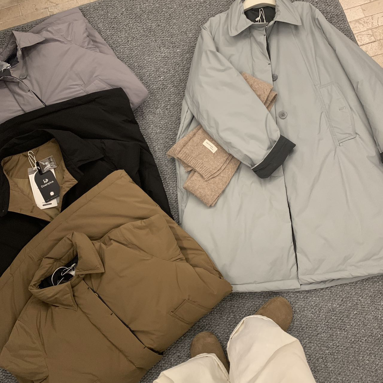 香雪雅-可溯源真安心三星安心绒日式风衣保暖羽绒服外套58831