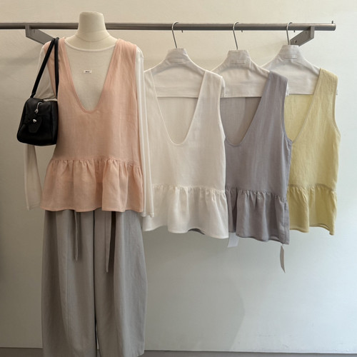 LARTI-26夏上新极简舒适宽松百搭小衫(不含下装+内搭)80885