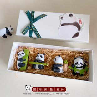 中国特色礼物送老外伴手礼客户生日熊猫文创摆件周边小礼品跨新年