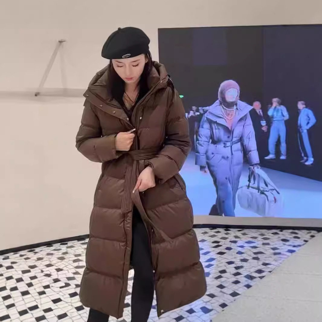 长款过膝2025新款冬季韩版连羽绒服