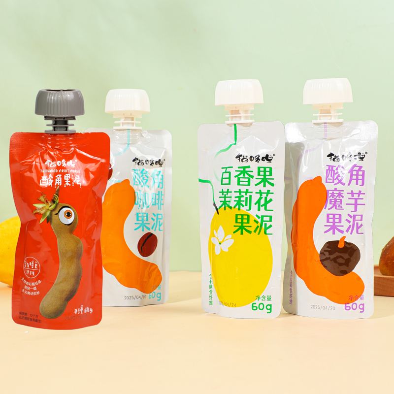 云南特产猫哆哩酸角果泥百香果咖啡魔芋果酱小孩孕妇酸甜解馋零食