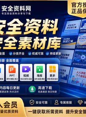 安全资料网EHS安全生产管理安全小课桌安全视频安全海报安全素材