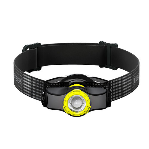 德国LEDLENSER MH3莱德雷神露营轻便夜跑骑行钓鱼防水5号电池头灯