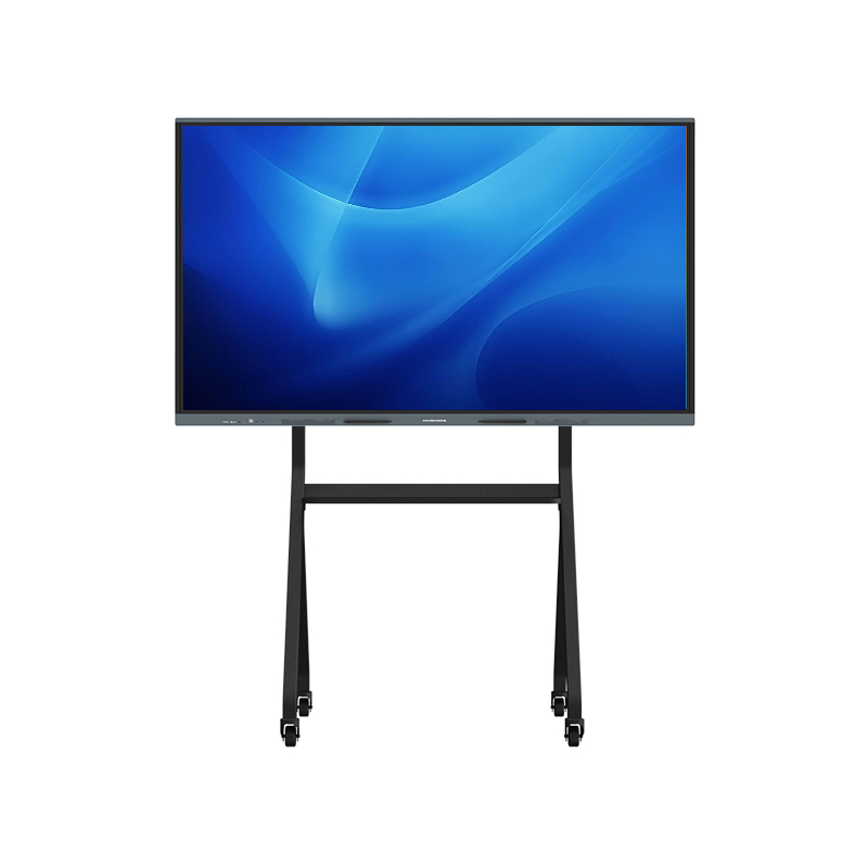 互视达DZ-86GHB 86英寸电子白板横竖屏壁挂广告机4K超清大屏 带信发软件 配移动支架