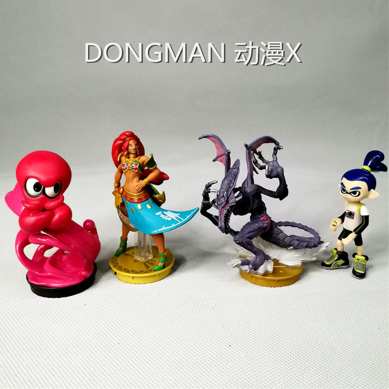 正版散货 任天堂ns 塞尔达 黑魂赞美太阳 四英杰 林克 amiibo手办